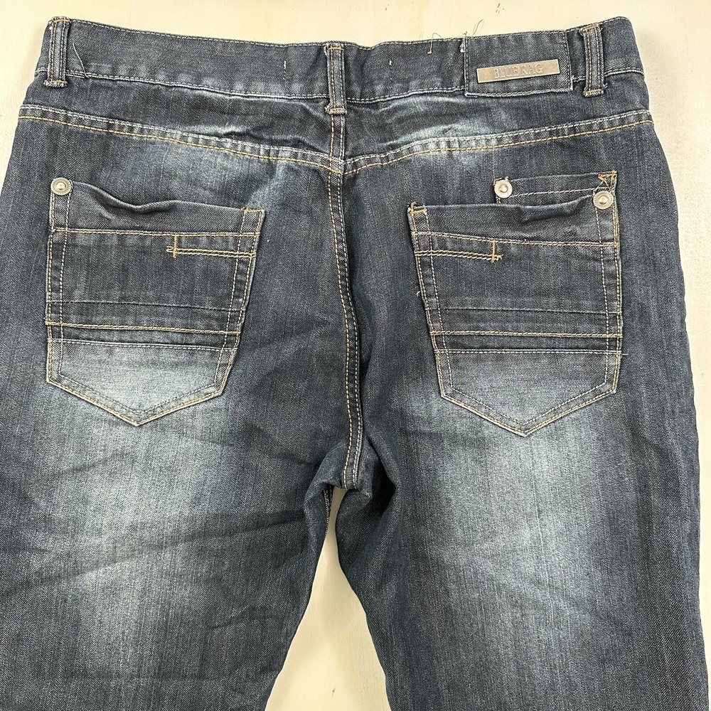 Blue Rag Jeans Men's 39x30 Blue‎ Denim Straight Leg Relaxed Loose Fit Y2K Skate